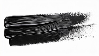 black mascara brush