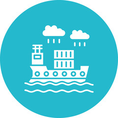 Obraz premium Cargo shipping Icon