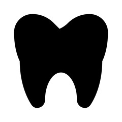 Tooth Molar Solid Icon