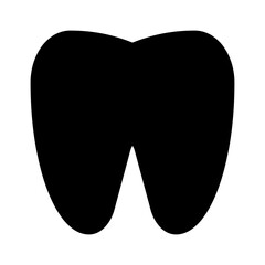 Tooth Molar Solid Icon