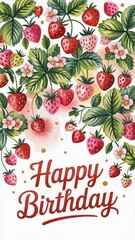 christmas background with holly berries