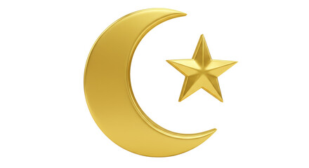 Isolated Crescent and Star