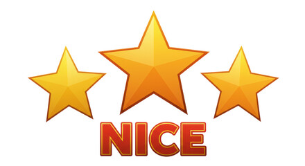 Obraz premium Isolated Golden Star Icon