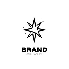 Obraz premium Space Logo. Space Logo Design. Space Logo Brand. Space Logo Vector Design Isolated on White Background