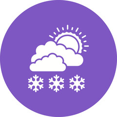 Snowy day Icon