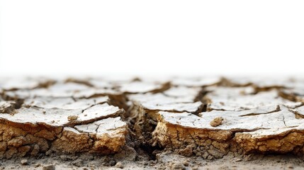 Cracked earth surface symbolizing drought and environmental change.