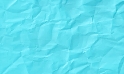 Crumpled blue paper texture for background. crumpled pap
