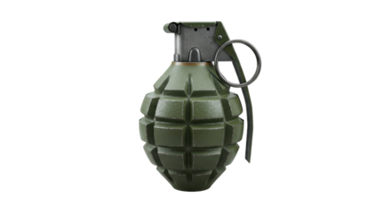 Isolated Hand Grenade