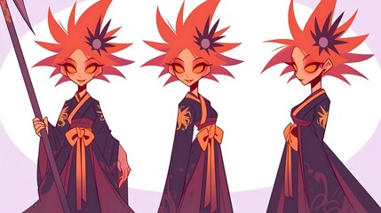 Fototapeta premium Character Design Poses