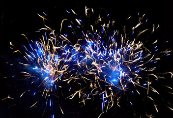 Explosive Night Sky Celebration
