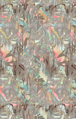 geometrical allover design for dezital printing