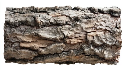Textured bark showcasing natural patterns and earthy tones.