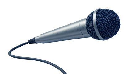 Isolated Classic Microphone with Wire