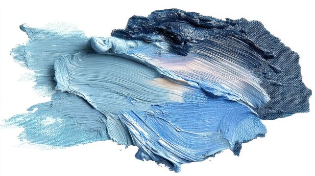 Beautiful blue paint strokes perfect for artistic projects.