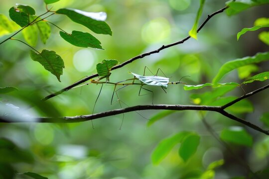 Rainforest Stick Insects Mating.