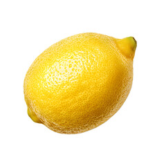 whole lemon on transparent background