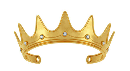 Isolated Golden Crown