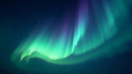 northern lights background with swirling greens, purples, and blues against a starry night sky