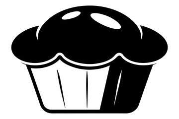 muffin tin silhouette vector illustration black