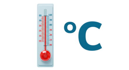 Isolated Thermometer