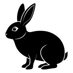 vector illustration of a rabbit
