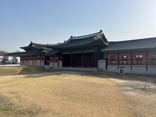 Fototapeta premium Gyeongbokgung Palace in Seoul, South Korea