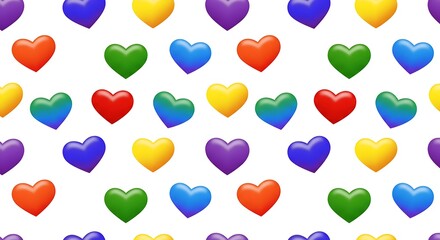 Rainbow Heartbeat AI Generated
