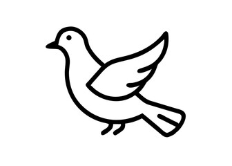 Obraz premium pigeon. bird animal icon.