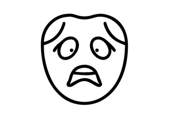 Obraz premium face icon surprised