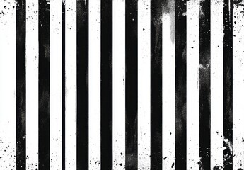 Obraz premium Black and White Striped Background with Grunge Texture and Detail