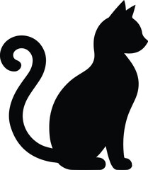 cat vector silhouettes