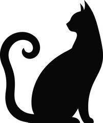 cat vector silhouettes