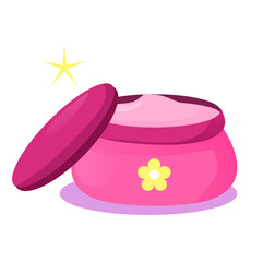 Illustration vector of mosturizer. Perfect for makeup or skincare theme