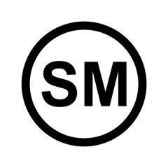 Service trademark logo icon. Design image
