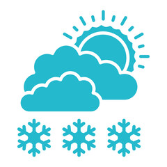 Snowy day Icon
