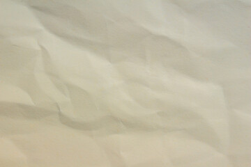 Obraz premium Crumpled paper as background creased craft paper texture design element blank paper sheet