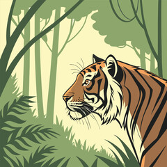 Creative Animals Vector Template 