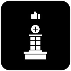 like hospital icon design