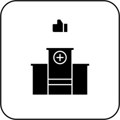 like hospital icon design
