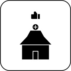 like hospital icon design