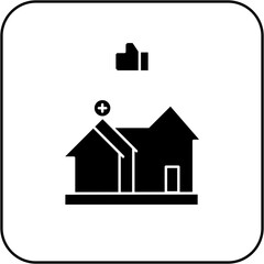 like hospital icon design