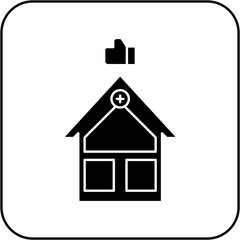 like hospital icon design