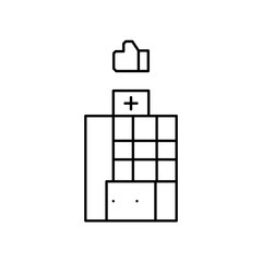 like hospital icon design