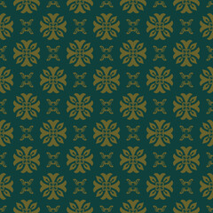 Damask pattern vector Perfect for bed sheets, carpets, and wallpapers, the seamless, vintage patterns add a touch of classic luxury to any fabric.