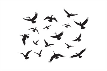 Bird Silhouette Bundle | Flying Birds Vector Clipart | SVG, PNG, EPS for Cricut & Laser Cutting

Birds Vector Silhouettes | Wildlife Animal SVG Files | Digital Bird Clipart for Crafts & Decor

Flying 