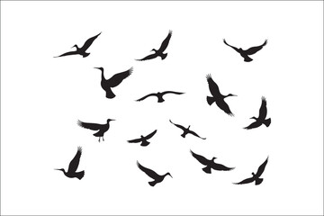 Bird Silhouette Bundle | Flying Birds Vector Clipart | SVG, PNG, EPS for Cricut & Laser Cutting

Birds Vector Silhouettes | Wildlife Animal SVG Files | Digital Bird Clipart for Crafts & Decor

Flying 