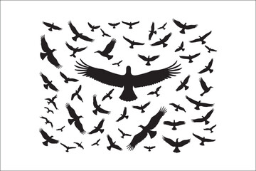 Bird Silhouette Bundle | Flying Birds Vector Clipart | SVG, PNG, EPS for Cricut & Laser Cutting

Birds Vector Silhouettes | Wildlife Animal SVG Files | Digital Bird Clipart for Crafts & Decor

Flying 