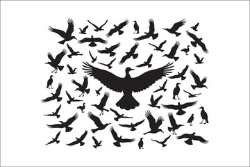 Bird Silhouette Bundle | Flying Birds Vector Clipart | SVG, PNG, EPS for Cricut & Laser Cutting

Birds Vector Silhouettes | Wildlife Animal SVG Files | Digital Bird Clipart for Crafts & Decor

Flying 