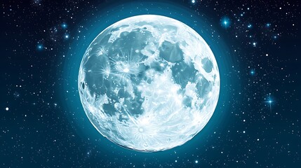 Obraz premium a moon in the sky