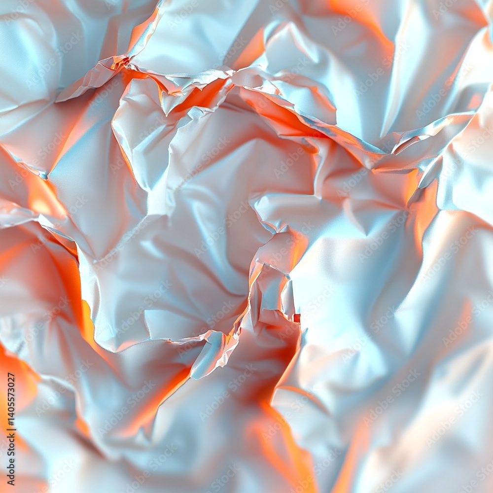 Poster crumpled paper texture background vector, ideal for creative designs, giving a tactile and realistic